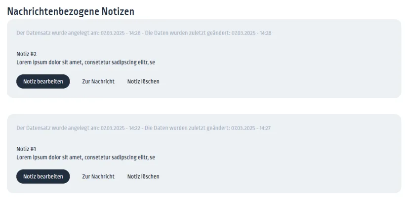 Notizenliste