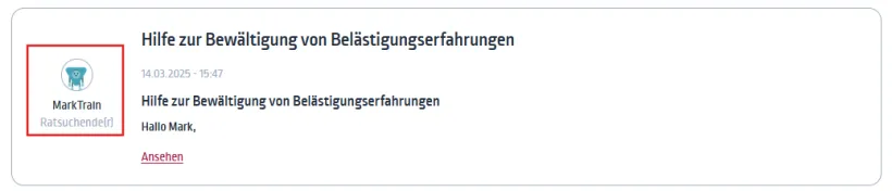 Einzelberatung