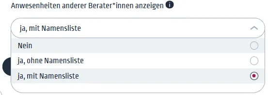 Online-Indikator für aktive Nutzer Online-Indikator für aktive Nutzer