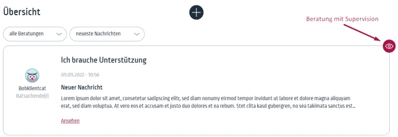 Kennzeichnung für Supervisor